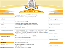 Tablet Screenshot of comune.foza.vi.it
